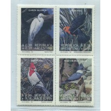 ARGENTINA 1993 GJ 2645/8 SERIE COMPLETA DE ESTAMPILLAS NUEVAS MINT U$ 10